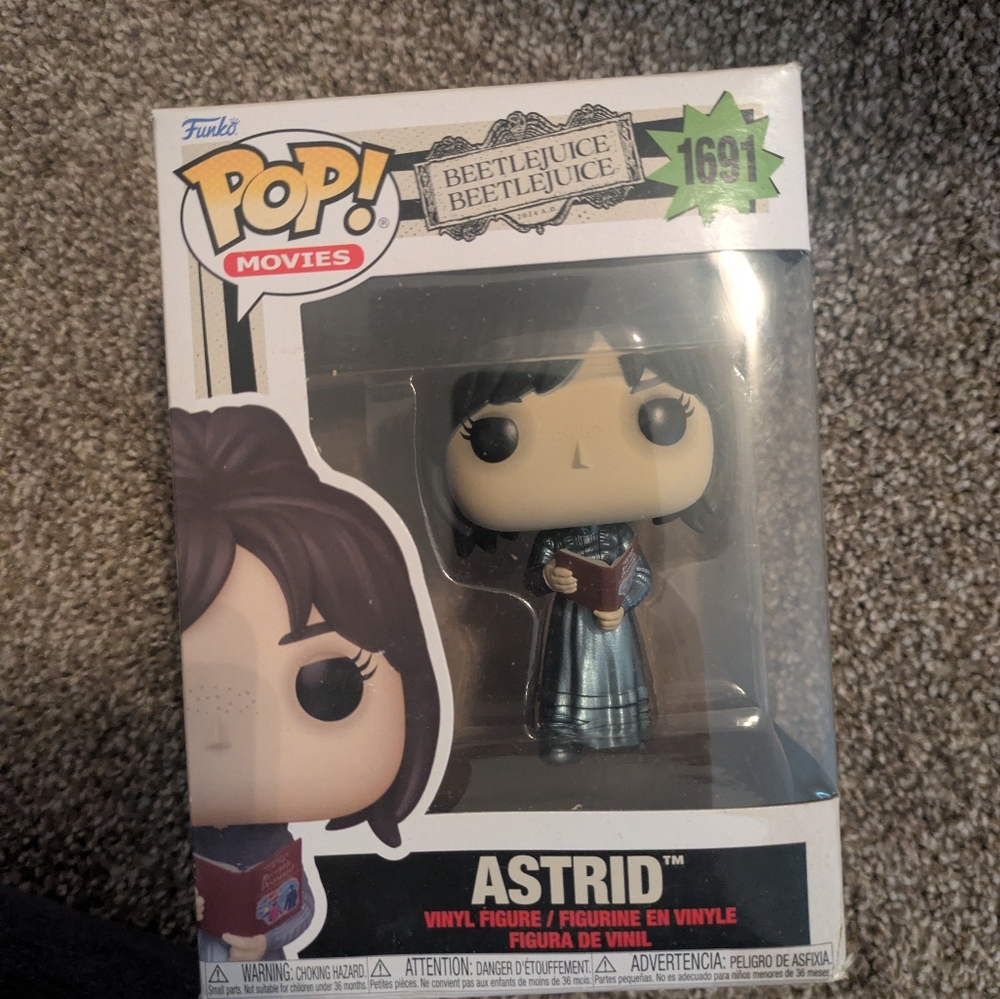 Funko Pop Movies Beetlejuice Astrid with Black and Blue Outfit